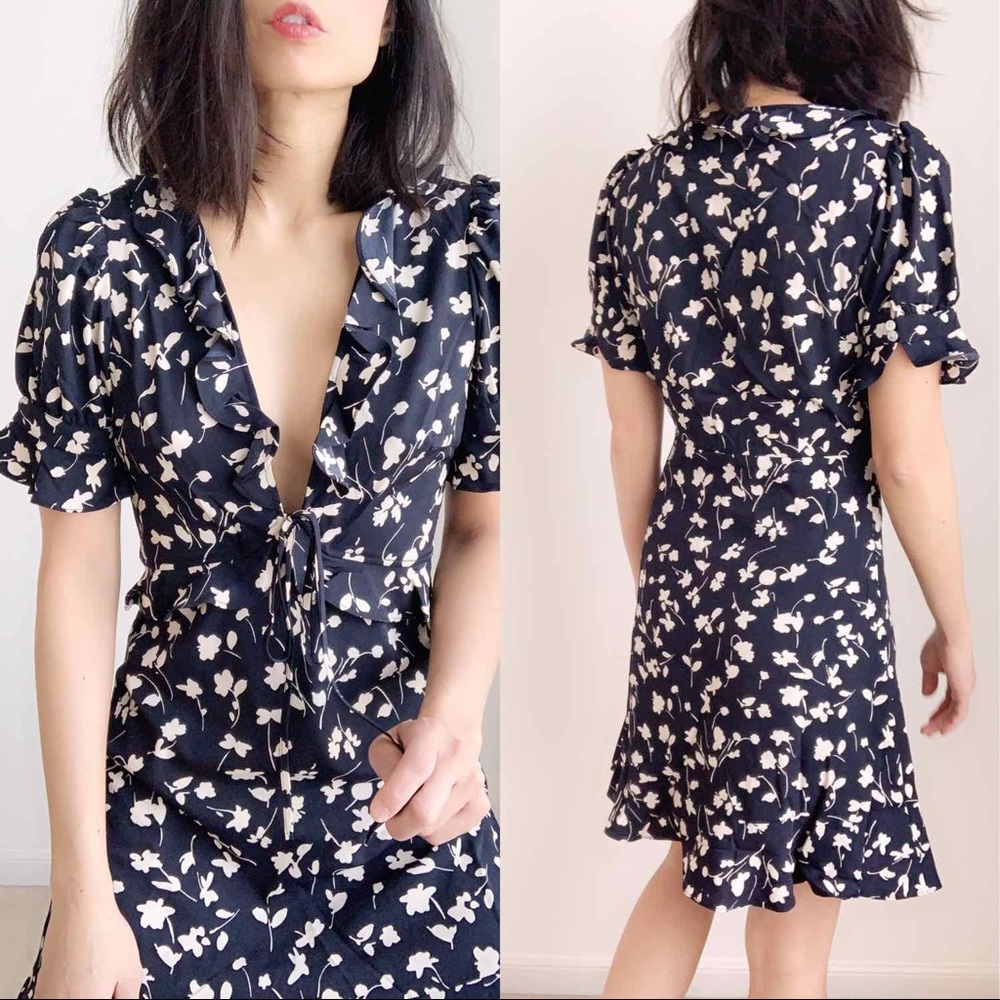 PRETTY FLORAL RUFFLE DRESS - Picture 5 of 10